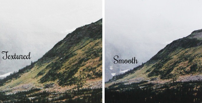 Textured vs smooth